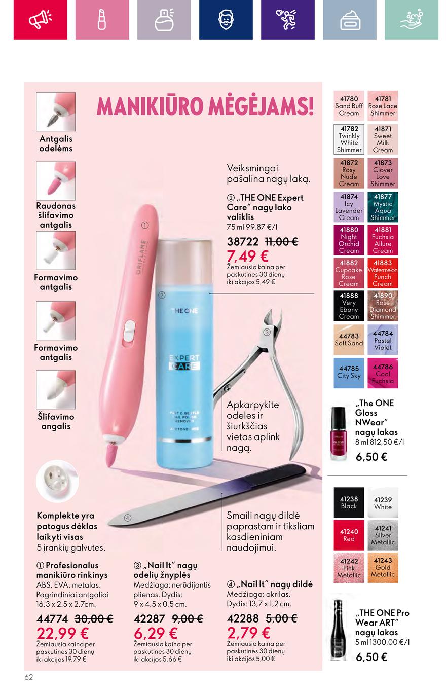 Oriflame katalogas akcijos nuo 
  2023-09-13 iki 
  2023-10-03 | Leidinukas.lt puslapis 62