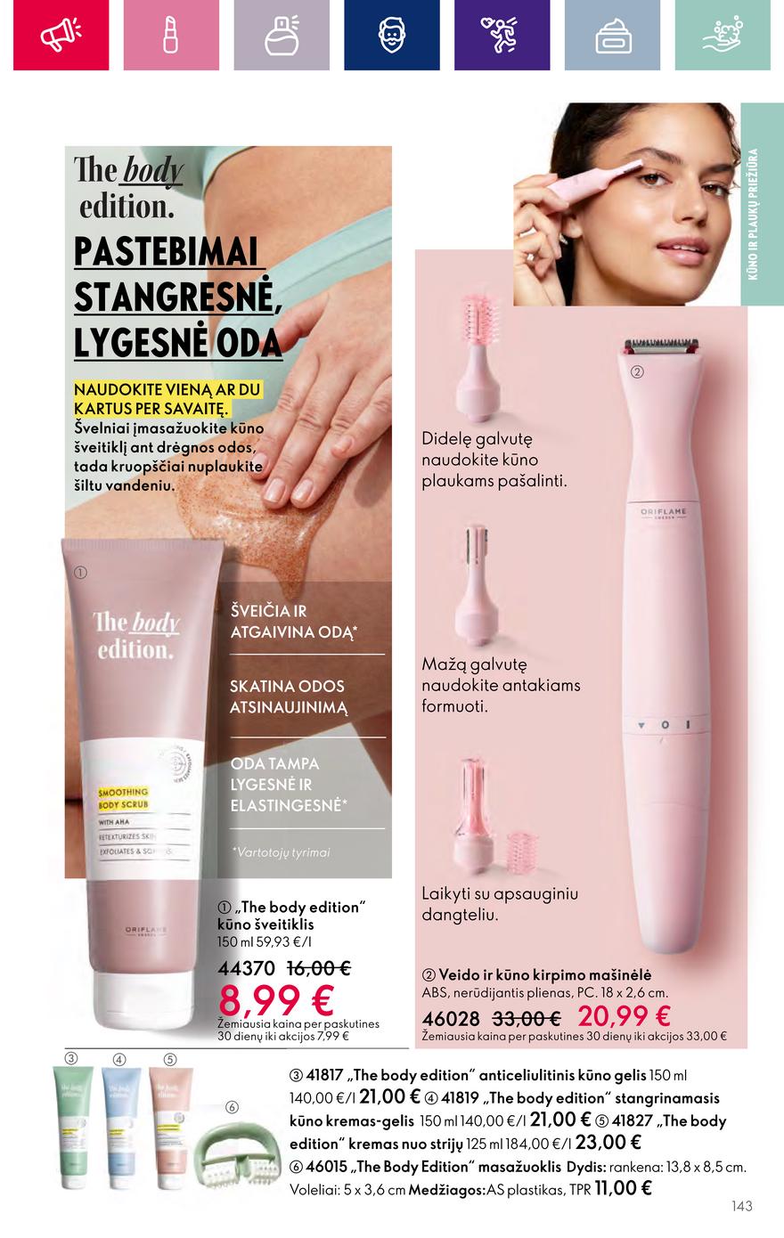 Oriflame katalogas akcijos nuo 
  2023-10-25 iki 
  2023-11-07 | Leidinukas.lt puslapis 143