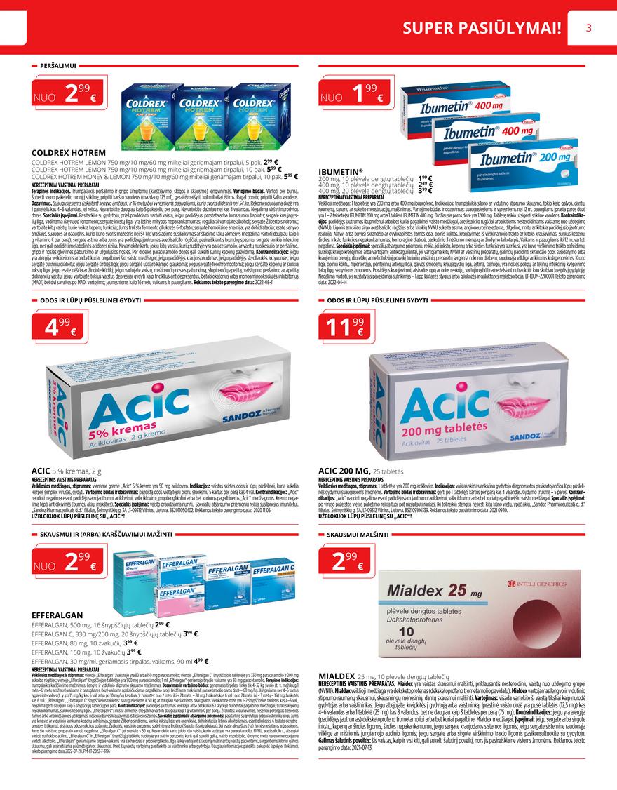 Norfos vaistinės leidinys akcijos nuo 
  2022-10-01 iki 
  2022-10-31 | Leidinukas.lt puslapis 3