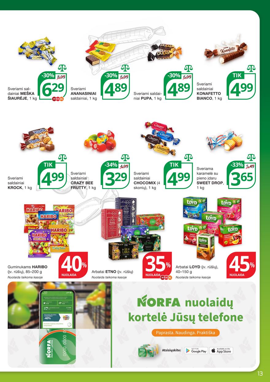 Norfos kaininis leidinys akcijos nuo 
  2023-09-07 iki 
  2023-09-20 | Leidinukas.lt puslapis 13