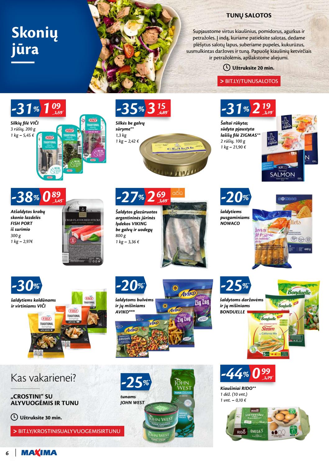Maxima kaininis leidinys akcijos nuo 
  2019-12-10 iki 
  2019-12-16 | Leidinukas.lt puslapis 6