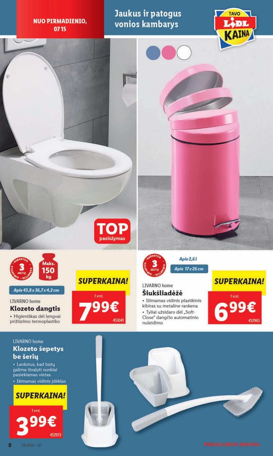 Lidl ne maisto leidinys akcijos nuo 
  2024-07-15 iki 
  2024-07-21 | Leidinukas.lt puslapis 8