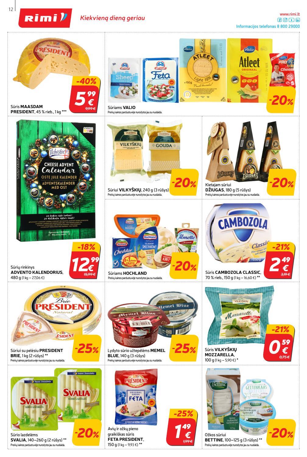 Rimi savaitinis leidinys akcijos nuo 
  2019-11-19 iki 
  2019-11-25 | Leidinukas.lt puslapis 12