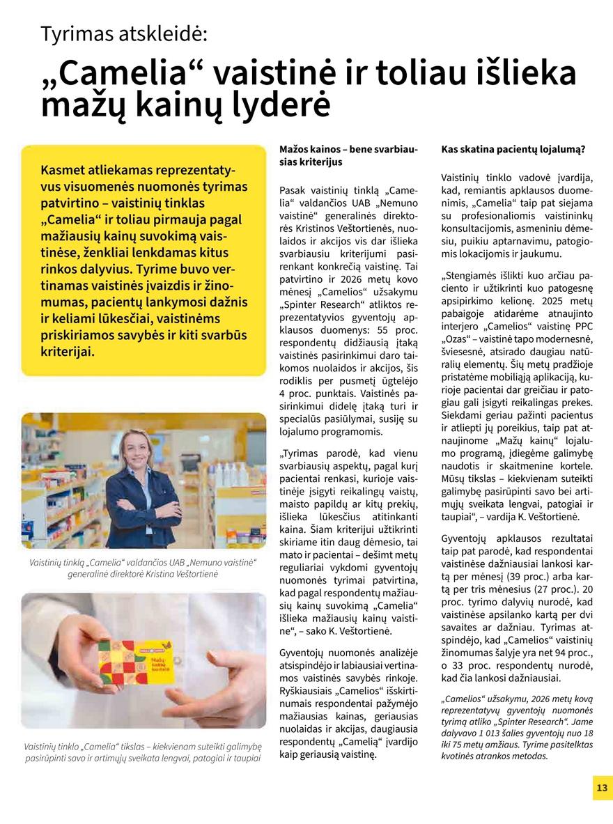 Camelia leidinys akcijos nuo 
  2026-05-01 iki 
  2026-05-31 | Leidinukas.lt puslapis 13