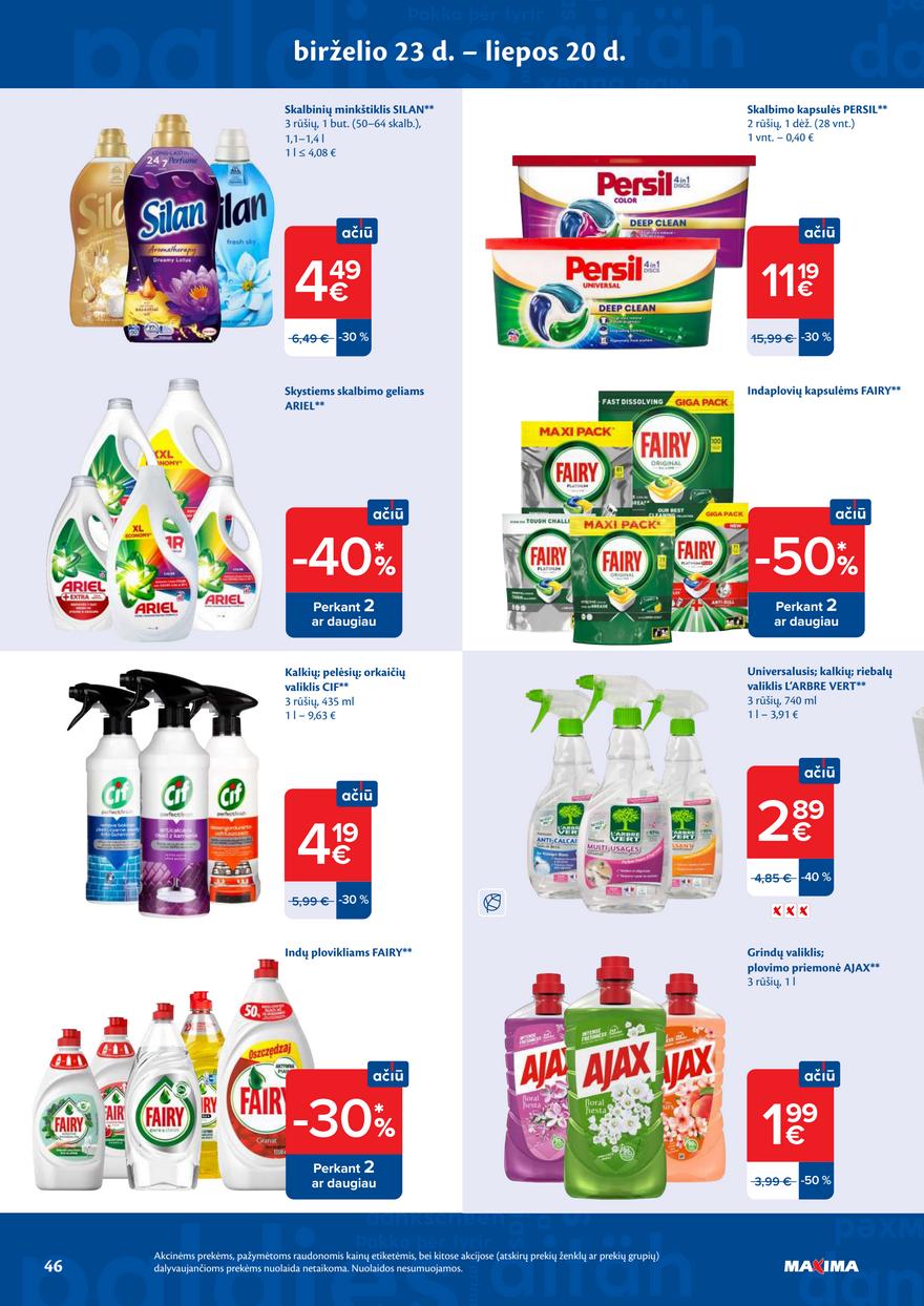Maxima leidinukas akcijos nuo 
  2026-07-07 iki 
  2026-07-13 | Leidinukas.lt puslapis 46