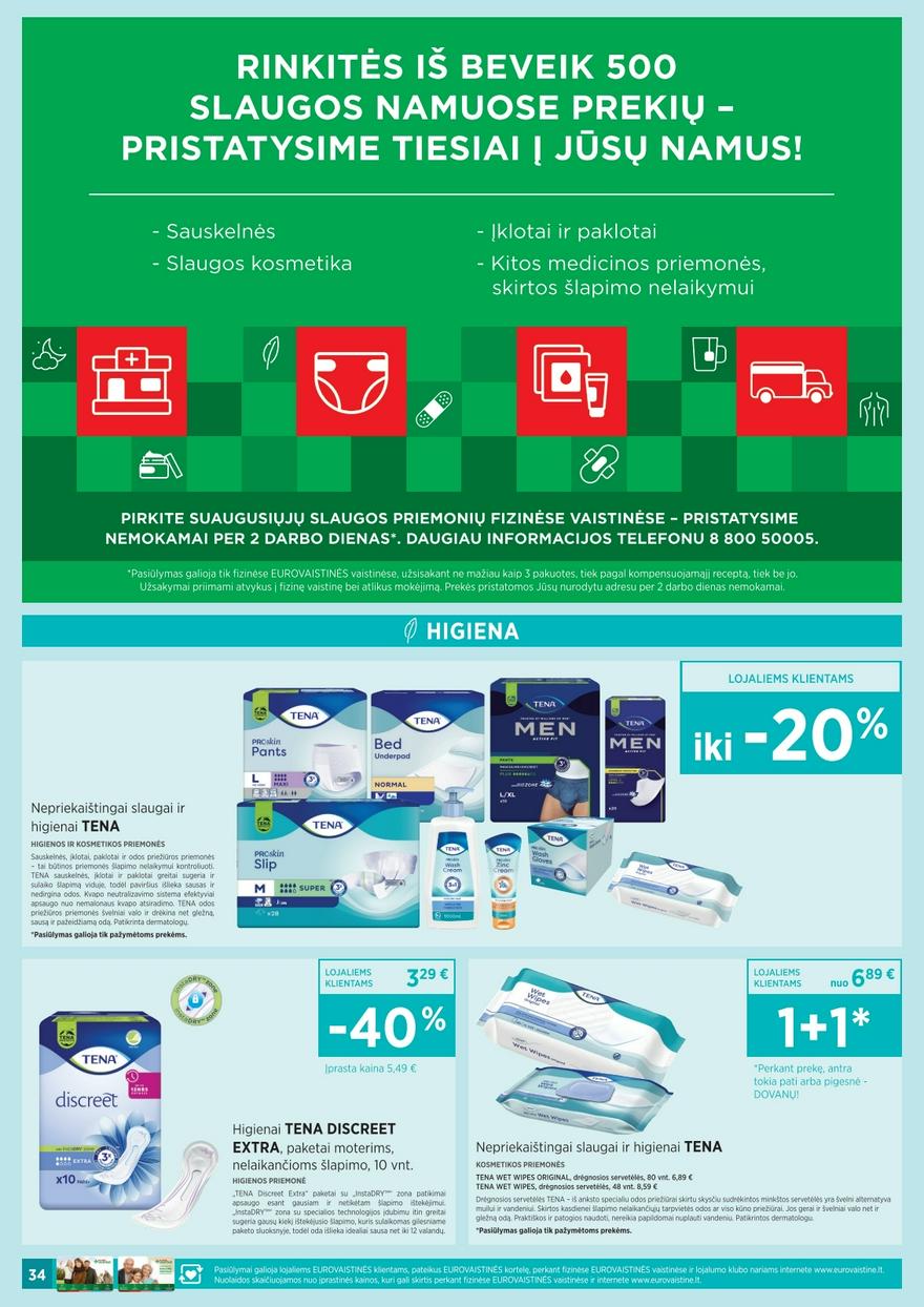 Euro vaistinė katalogas akcijos nuo 
  2025-03-01 iki 
  2025-03-31 | Leidinukas.lt puslapis 34