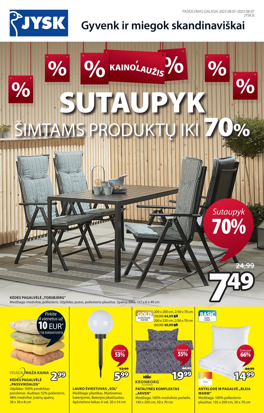Jysk leidinys akcijos nuo 
  2023-08-01 iki 
  2023-08-07 | Leidinukas.lt puslapis 2