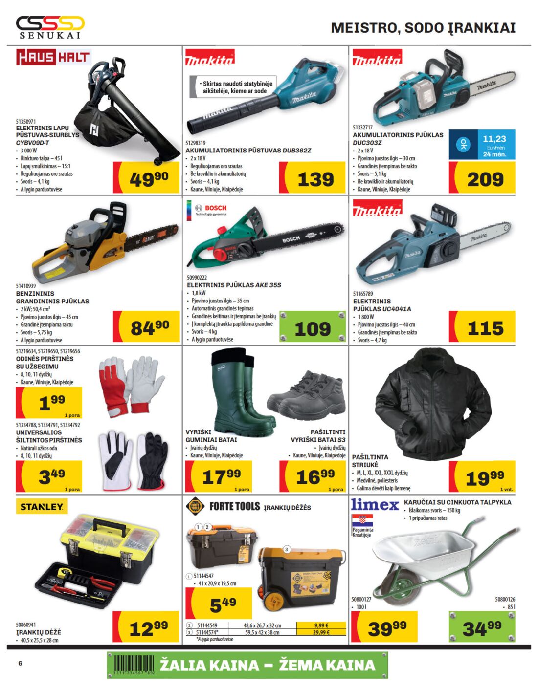 Senukai reklaminis leidinys akcijos nuo 
  2019-10-31 iki 
  2019-11-18 | Leidinukas.lt puslapis 6