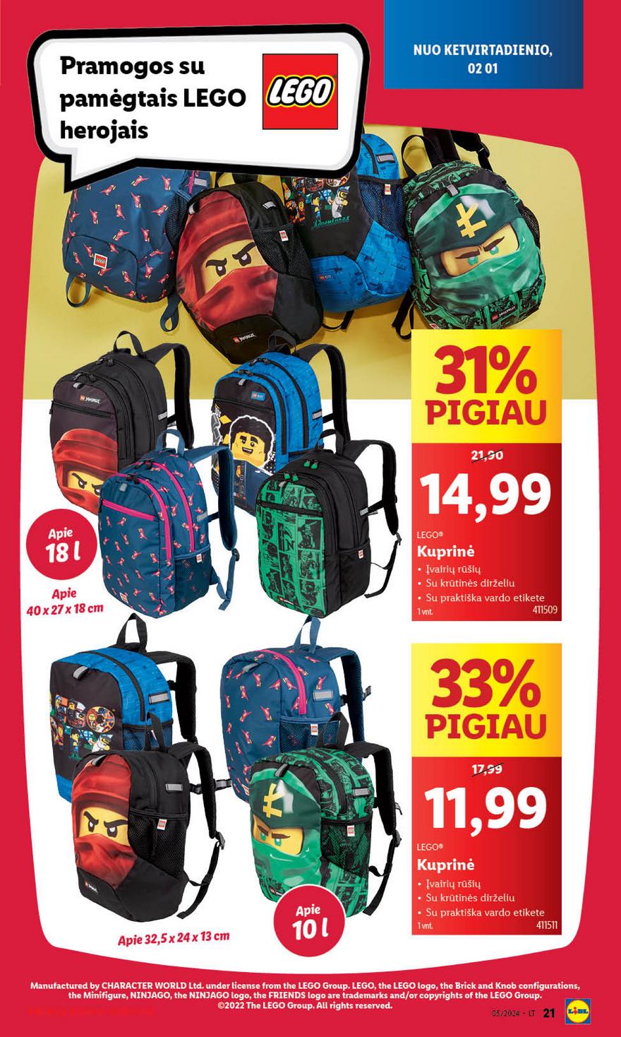 Lidl pasiūlymai akcijos nuo 
  2024-01-29 iki 
  2024-02-04 | Leidinukas.lt puslapis 21
