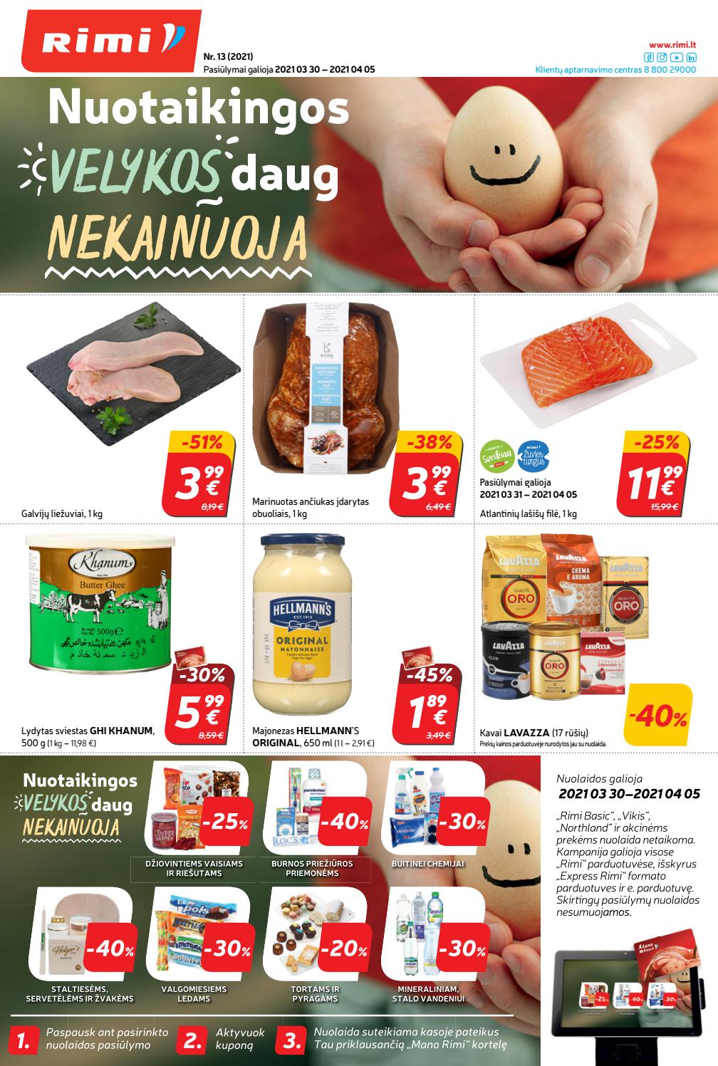 Rimi savaitinis leidinys akcijos nuo 
  2021-03-30 iki 
  2021-04-05 | Leidinukas.lt puslapis 1
