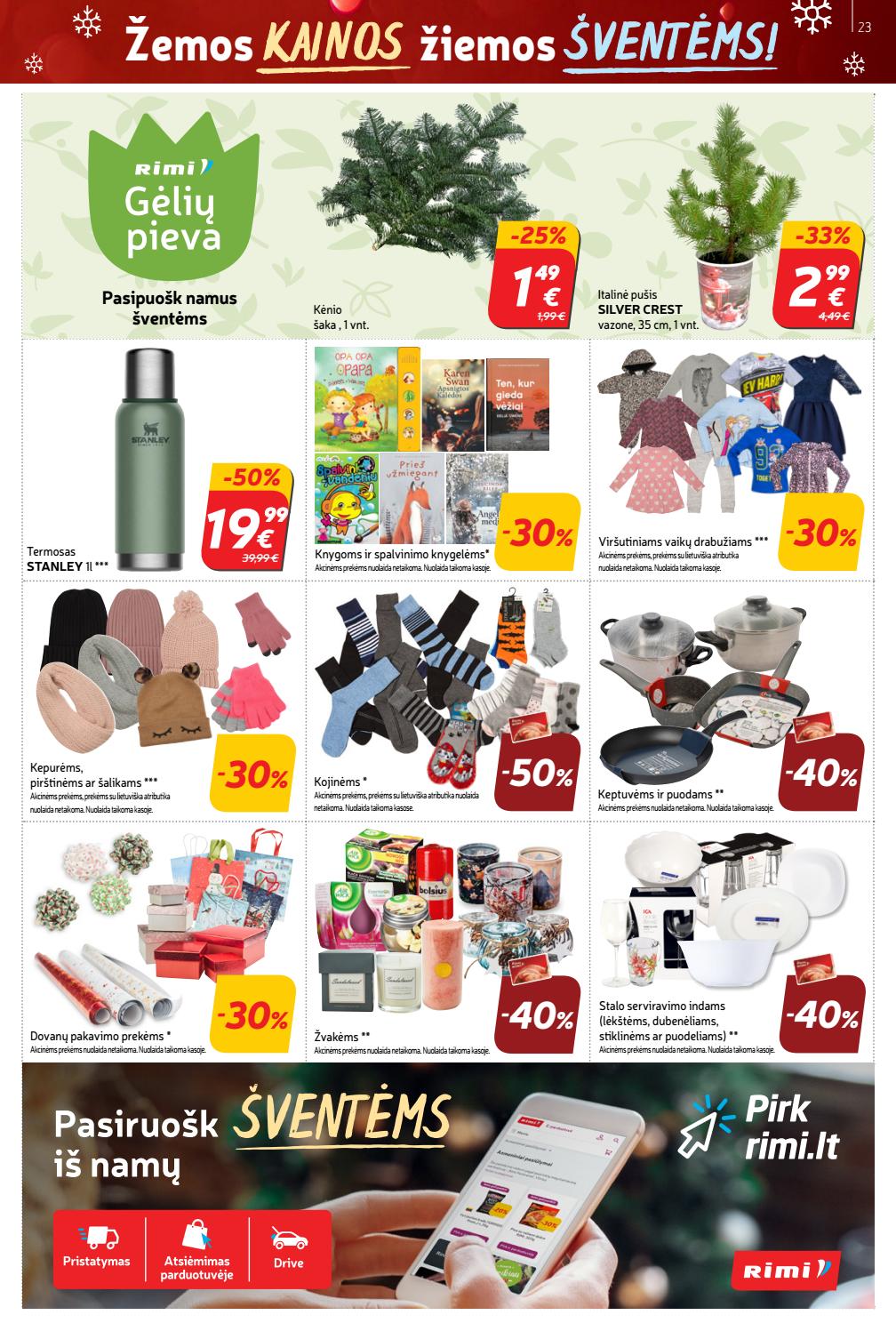 Rimi savaitinis leidinys akcijos nuo 
  2020-12-15 iki 
  2020-12-20 | Leidinukas.lt puslapis 23