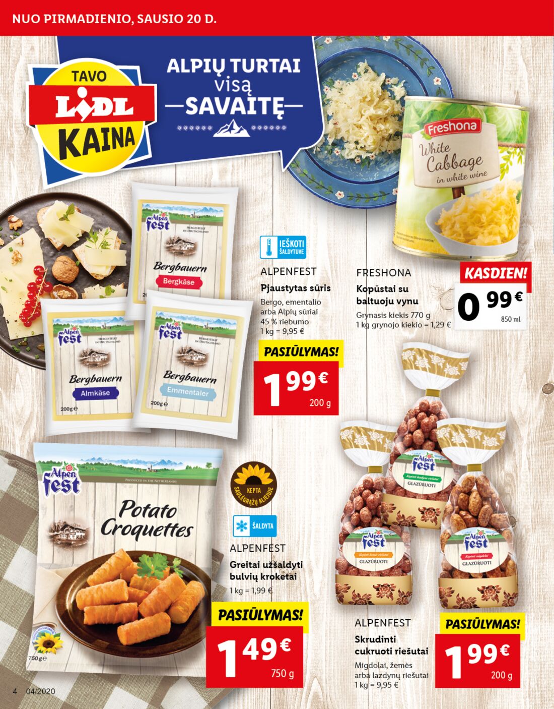 Lidl savaitinis leidinys akcijos nuo 
  2020-01-20 iki 
  2020-01-26 | Leidinukas.lt puslapis 4