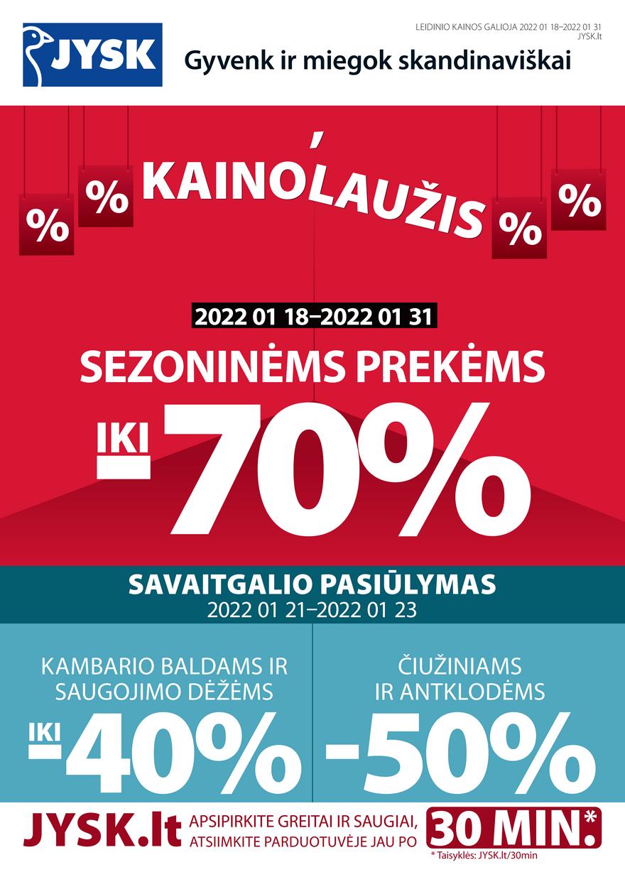 Jysk leidinys akcijos nuo 
  2022-01-18 iki 
  2022-01-31 | Leidinukas.lt puslapis 1