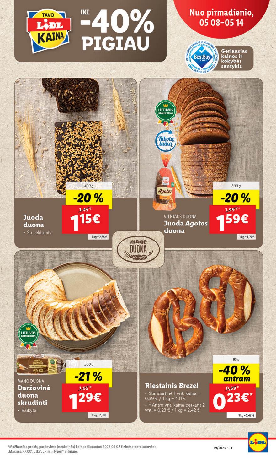 Lidl pasiūlymai akcijos nuo 
  2023-05-08 iki 
  2023-05-14 | Leidinukas.lt puslapis 12