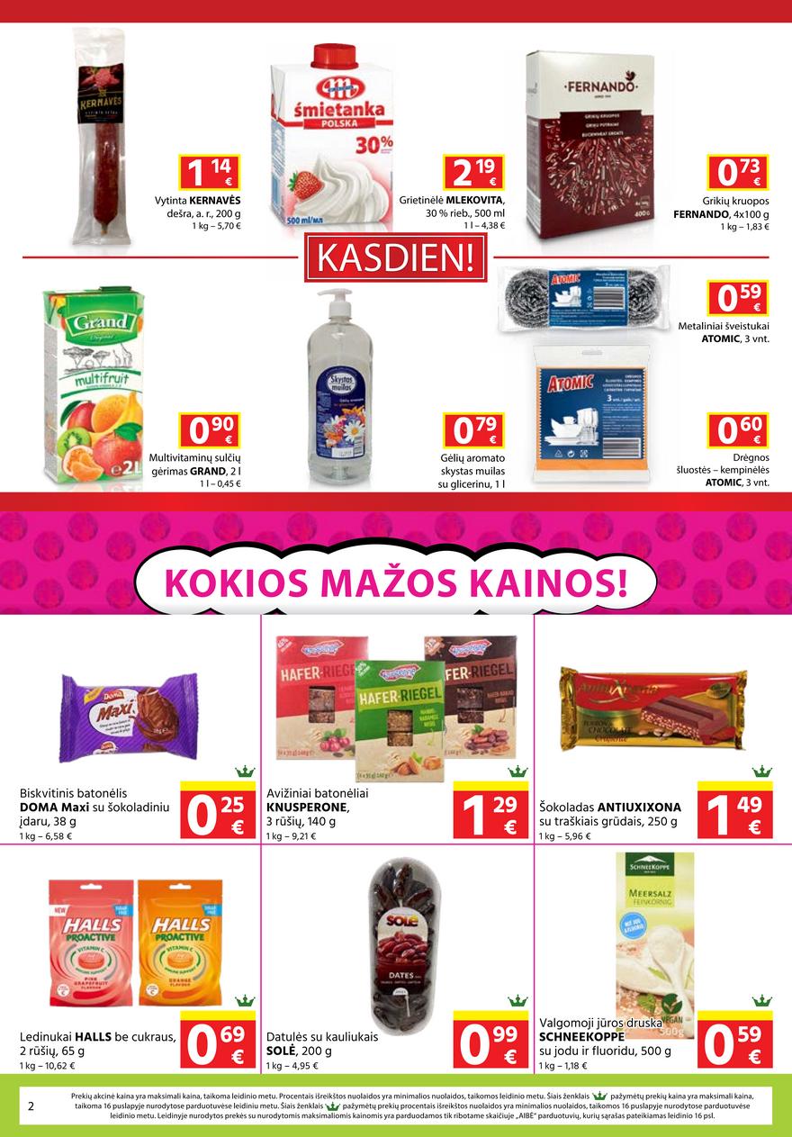Aibė pasiūlymai akcijos nuo 
  2021-09-16 iki 
  2021-09-28 | Leidinukas.lt puslapis 2