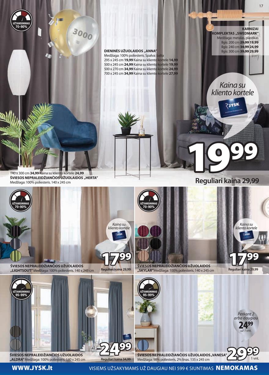 Jysk leidinys akcijos nuo 
  2021-06-08 iki 
  2021-06-21 | Leidinukas.lt puslapis 17