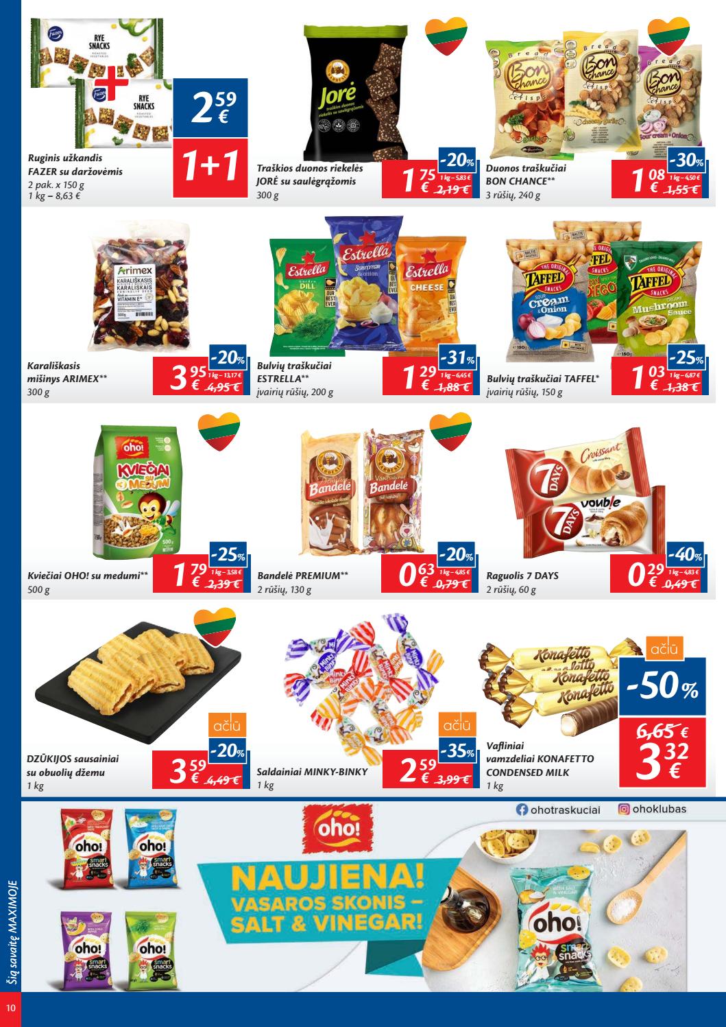 Maxima kaininis leidinys akcijos nuo 
  2019-06-04 iki 
  2019-06-10 | Leidinukas.lt puslapis 10