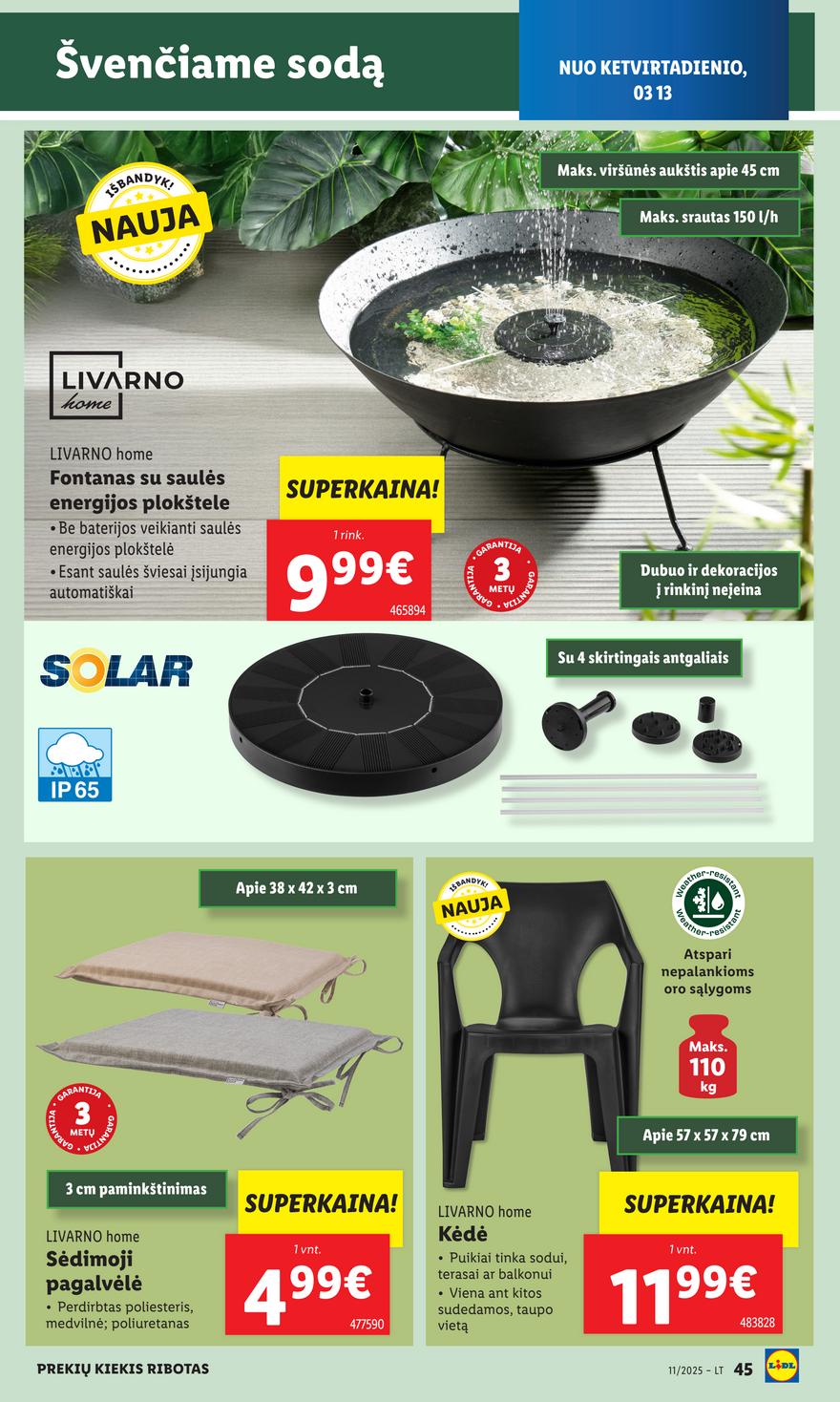 Lidl ne maisto leidinys akcijos nuo 
  2025-03-10 iki 
  2025-03-16 | Leidinukas.lt puslapis 47