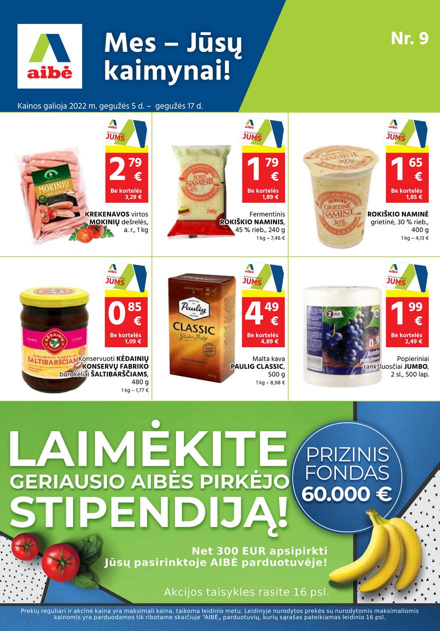 Aibė pasiūlymai akcijos nuo 
  2022-05-05 iki 
  2022-05-17 | Leidinukas.lt puslapis 1
