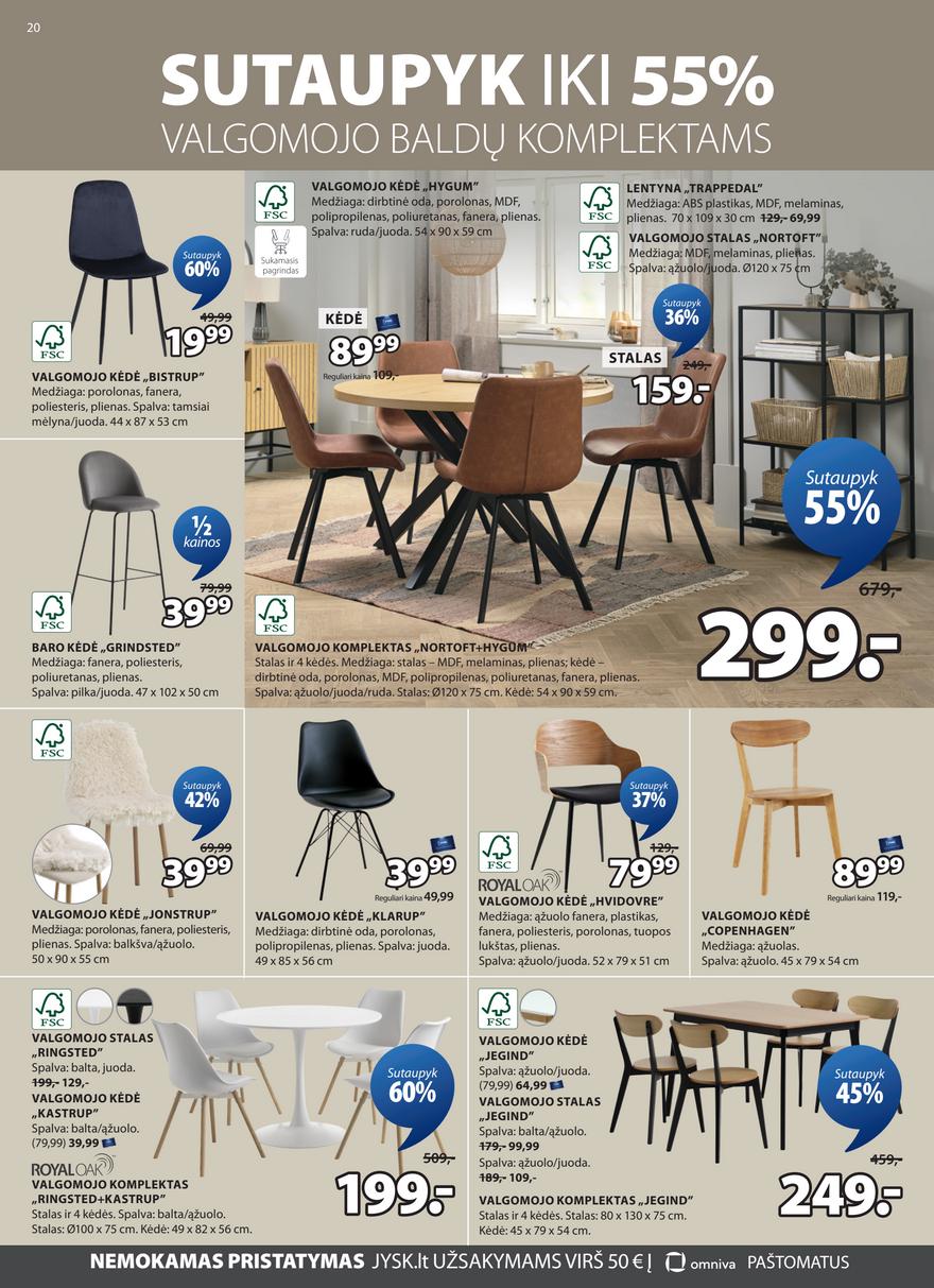 Jysk akcijų leidinys akcijos nuo 
  2026-03-03 iki 
  2026-03-16 | Leidinukas.lt puslapis 20