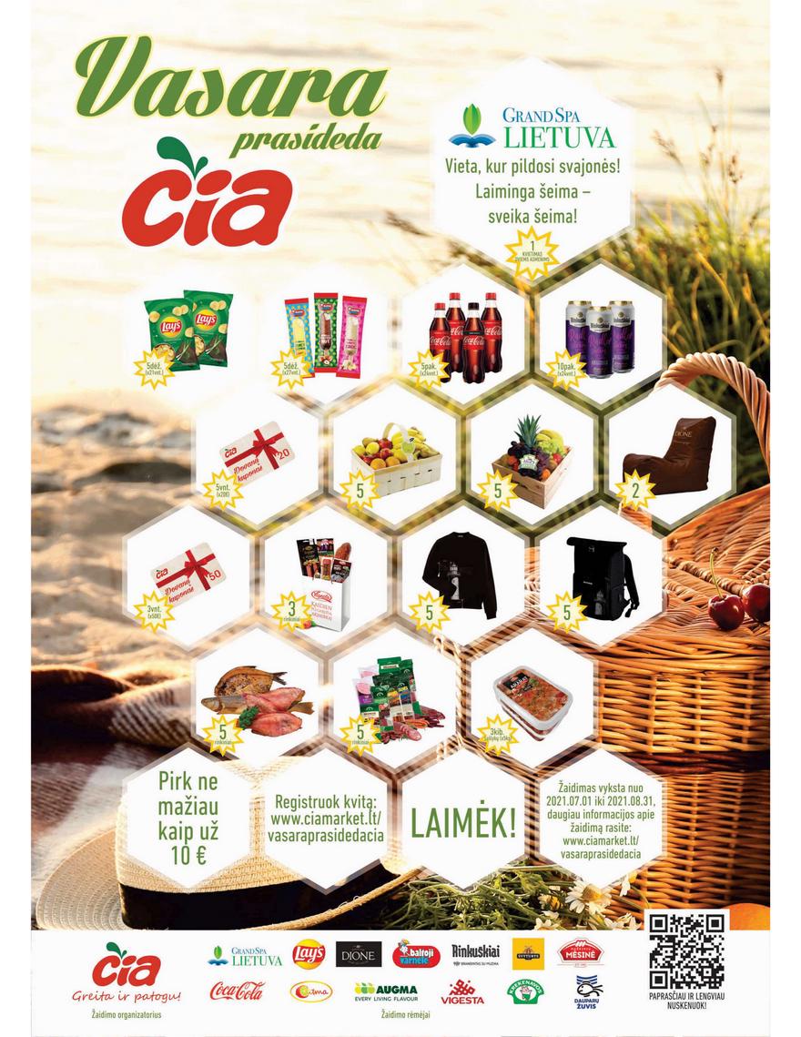Čia market leidinys akcijos nuo 
  2021-07-20 iki 
  2021-08-02 | Leidinukas.lt puslapis 14