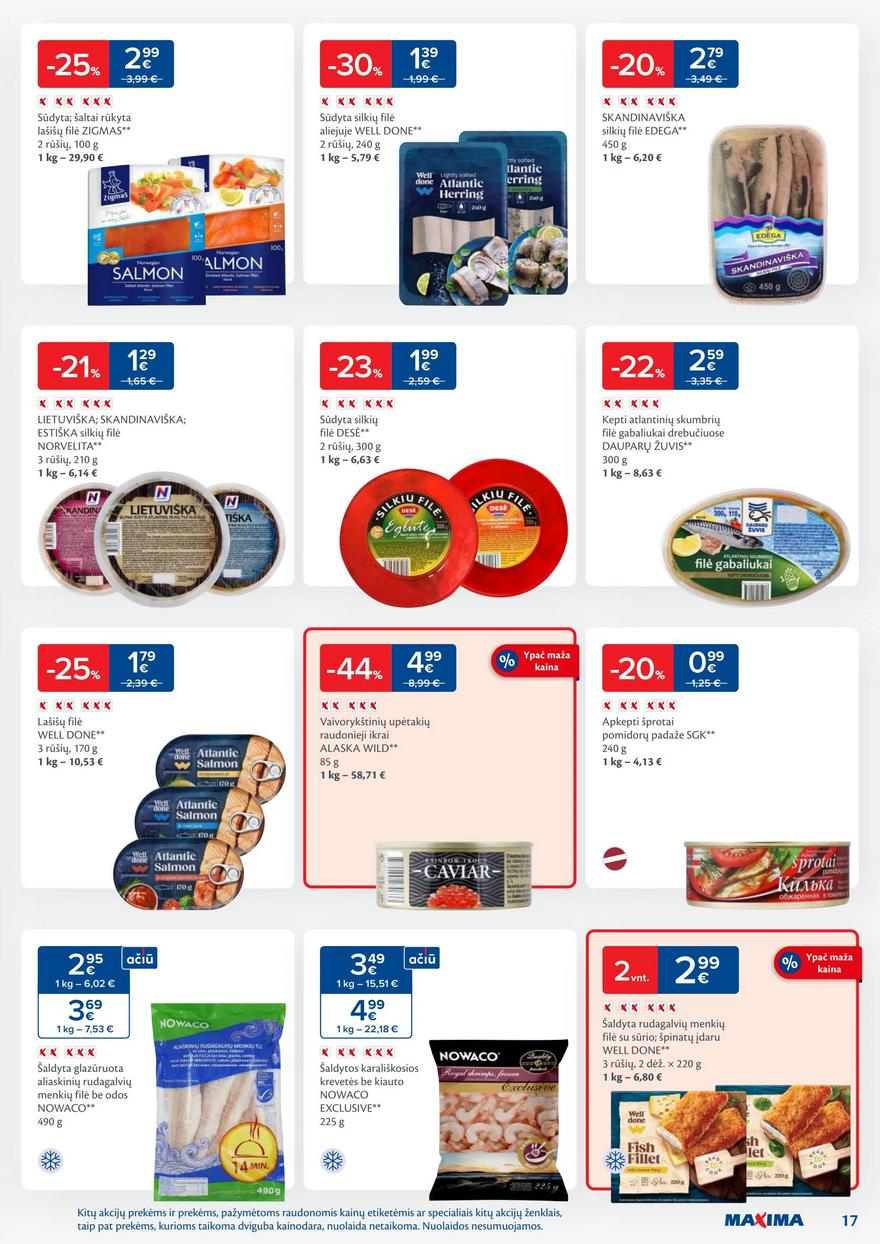 Maxima savaitinis leidinys 9 akcijos nuo 
  2025-02-25 iki 
  2025-03-03 | Leidinukas.lt puslapis 17