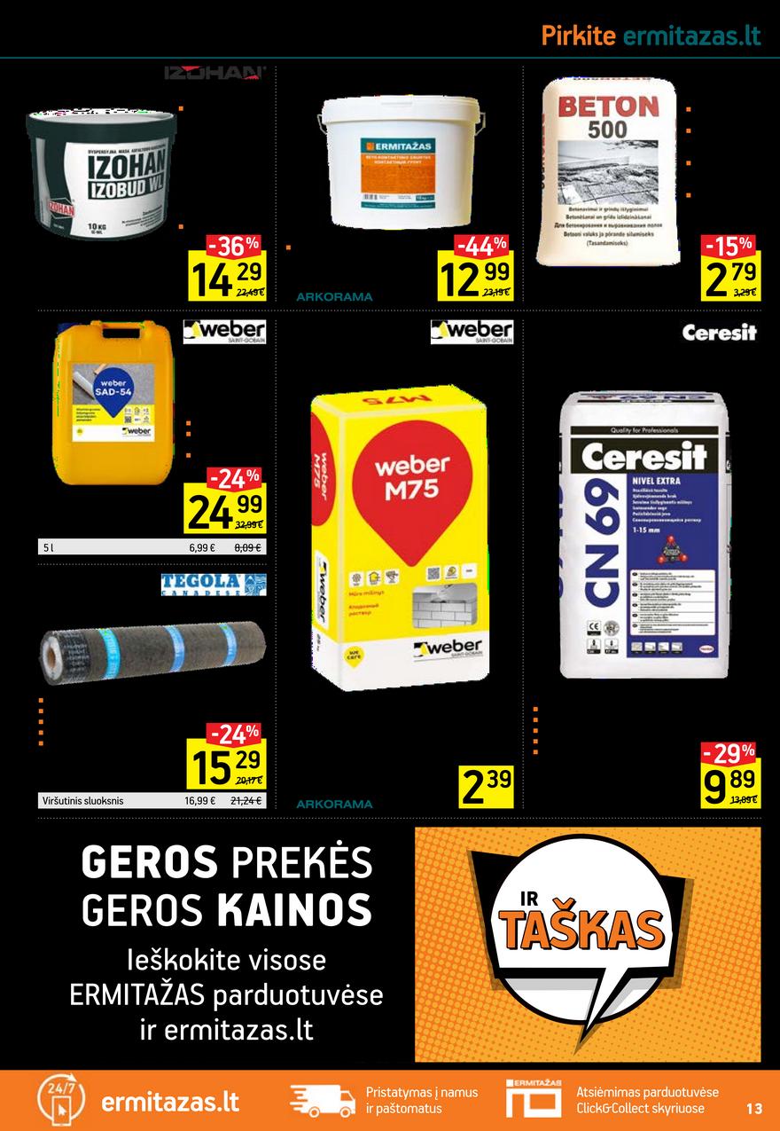 Ermitažas leidinys akcijos nuo 
  2021-05-12 iki 
  2021-06-01 | Leidinukas.lt puslapis 13