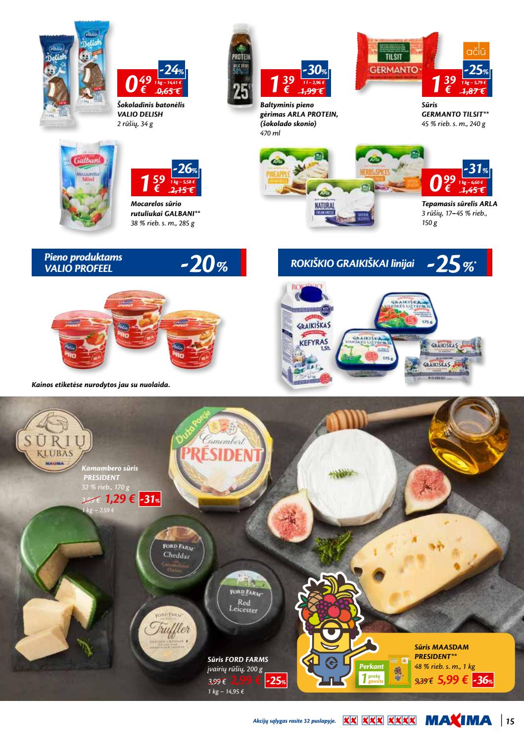 Maxima kaininis leidinys akcijos nuo 
  2019-08-29 iki 
  2019-09-11 | Leidinukas.lt puslapis 15