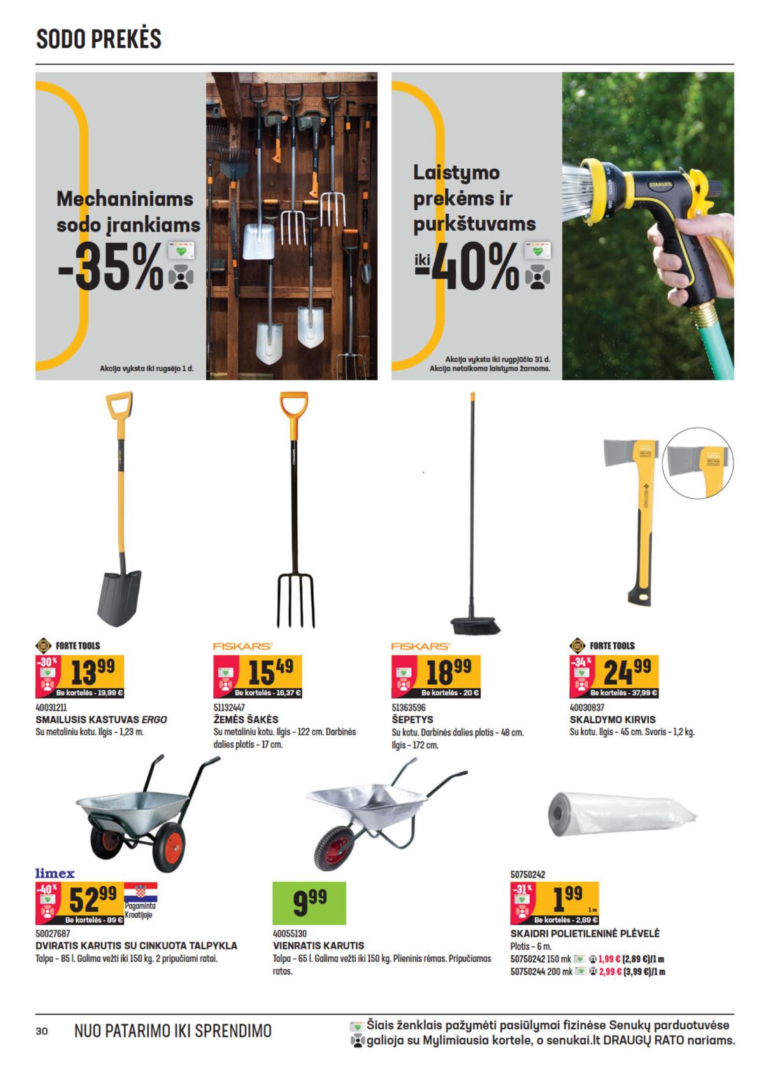 Senukai reklaminis leidinys akcijos nuo 
  2020-08-12 iki 
  2020-08-31 | Leidinukas.lt puslapis 30