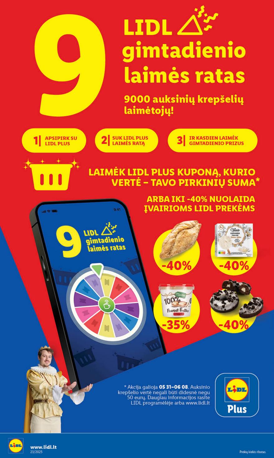 Lidl savaitinis leidinys akcijos nuo 
  2025-06-02 iki 
  2025-06-08 | Leidinukas.lt puslapis 2