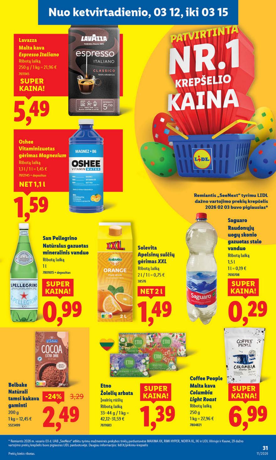 Lidl leidinys naujas akcijos nuo 
  2026-03-09 iki 
  2026-03-15 | Leidinukas.lt puslapis 31