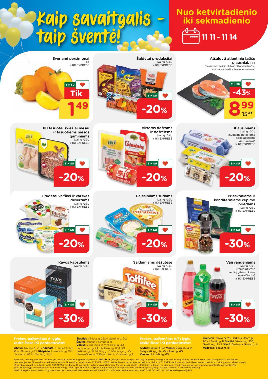 Iki savaitės leidinys akcijos nuo 
  2021-11-08 iki 
  2021-11-14 | Leidinukas.lt puslapis 28