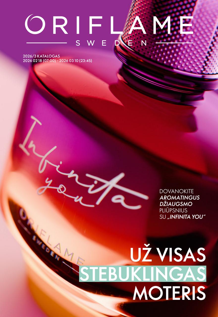 Oriflame katalogas akcijos nuo 
  2026-02-18 iki 
  2026-03-10 | Leidinukas.lt puslapis 1