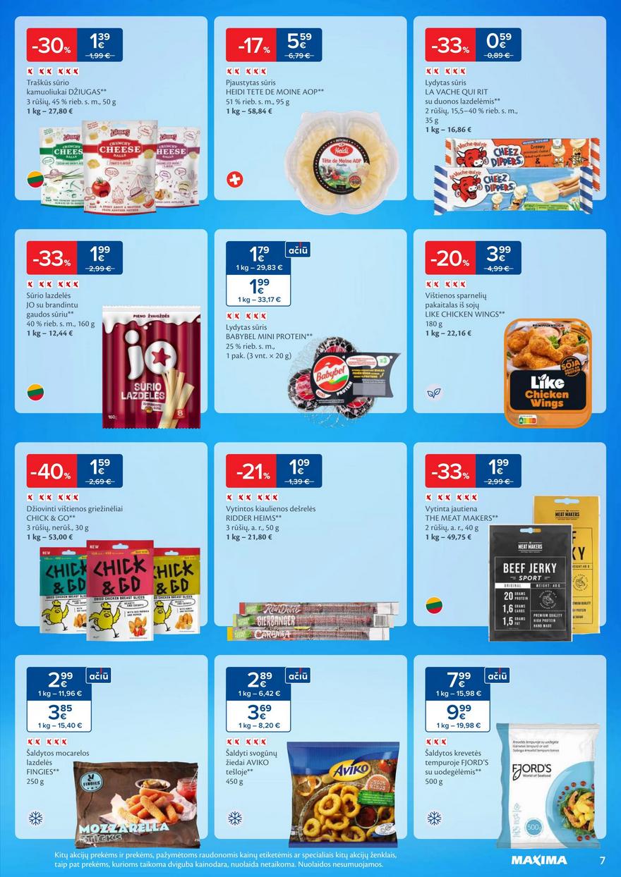 Maxima savaitinis leidinys 38 akcijos nuo
2024-09-17 iki
2024-09-23 | Leidinukas.lt puslapis 7
