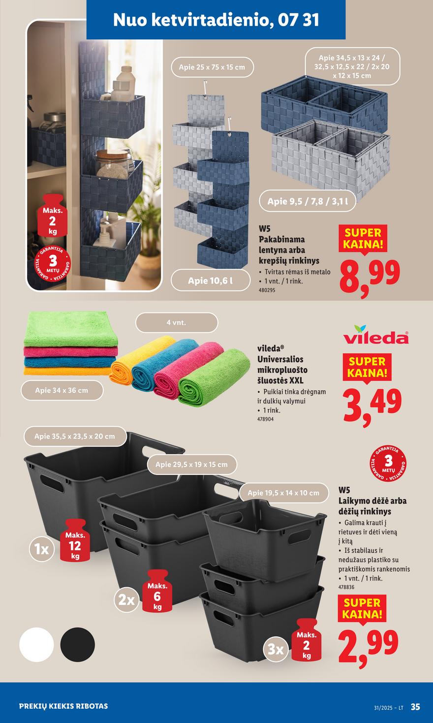 Lidl ne maisto leidinys akcijos nuo 
  2025-07-28 iki 
  2025-08-03 | Leidinukas.lt puslapis 35