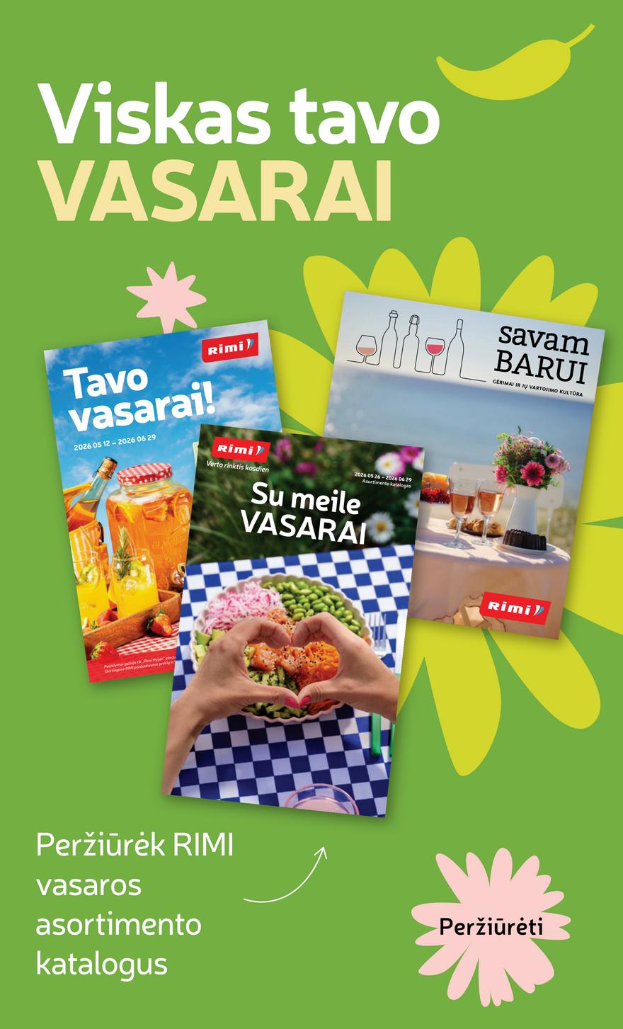 Rimi leidinys akcijos nuo 
  2026-06-02 iki 
  2026-06-08 | Leidinukas.lt puslapis 32