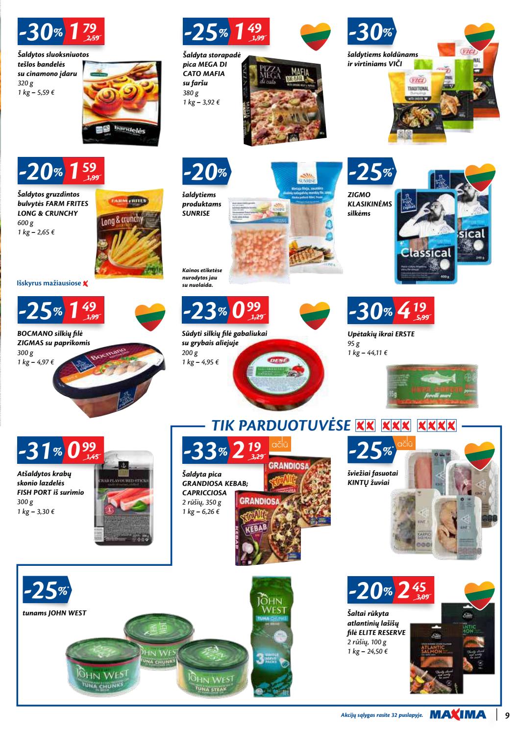 Maxima kaininis leidinys akcijos nuo 
  2020-06-02 iki 
  2020-06-08 | Leidinukas.lt puslapis 9