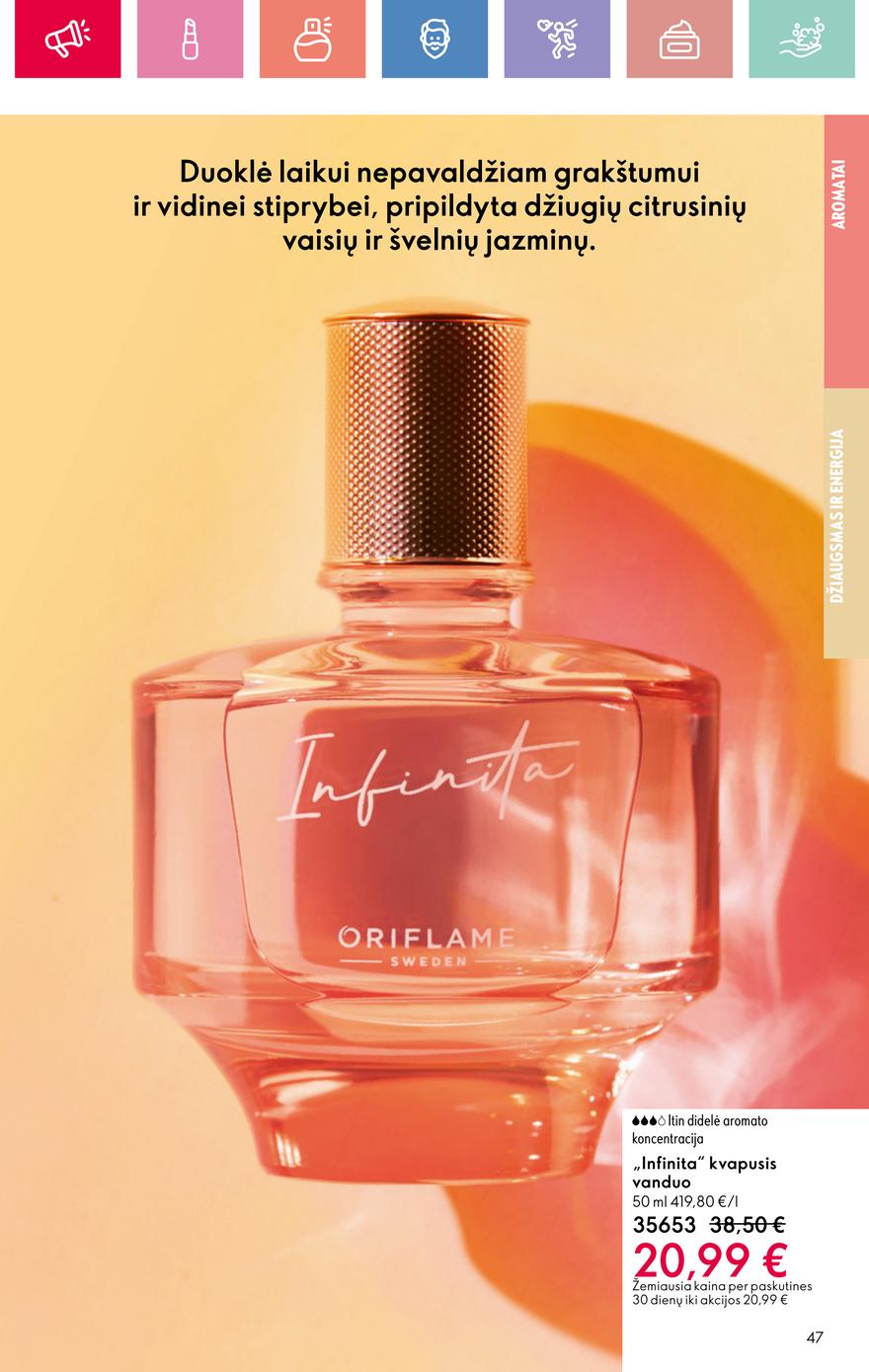 Oriflame katalogas akcijos nuo 
  2025-06-22 iki 
  2025-07-12 | Leidinukas.lt puslapis 47
