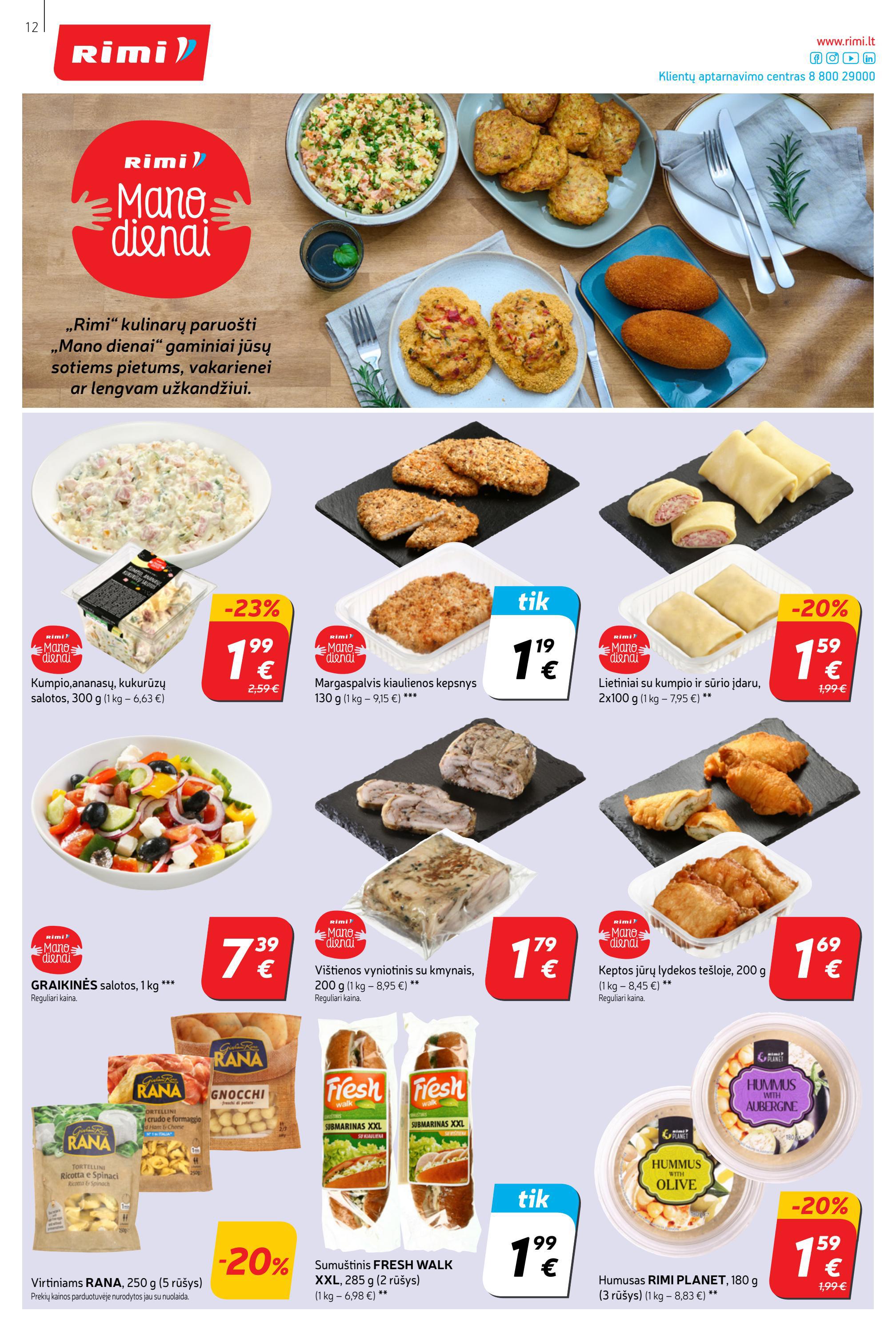 Rimi savaitinis leidinys akcijos nuo 
  2022-03-22 iki 
  2022-03-28 | Leidinukas.lt puslapis 12