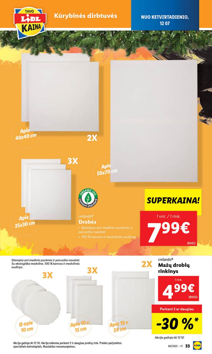 Lidl pasiūlymai akcijos nuo 
  2023-12-04 iki 
  2023-12-10 | Leidinukas.lt puslapis 35