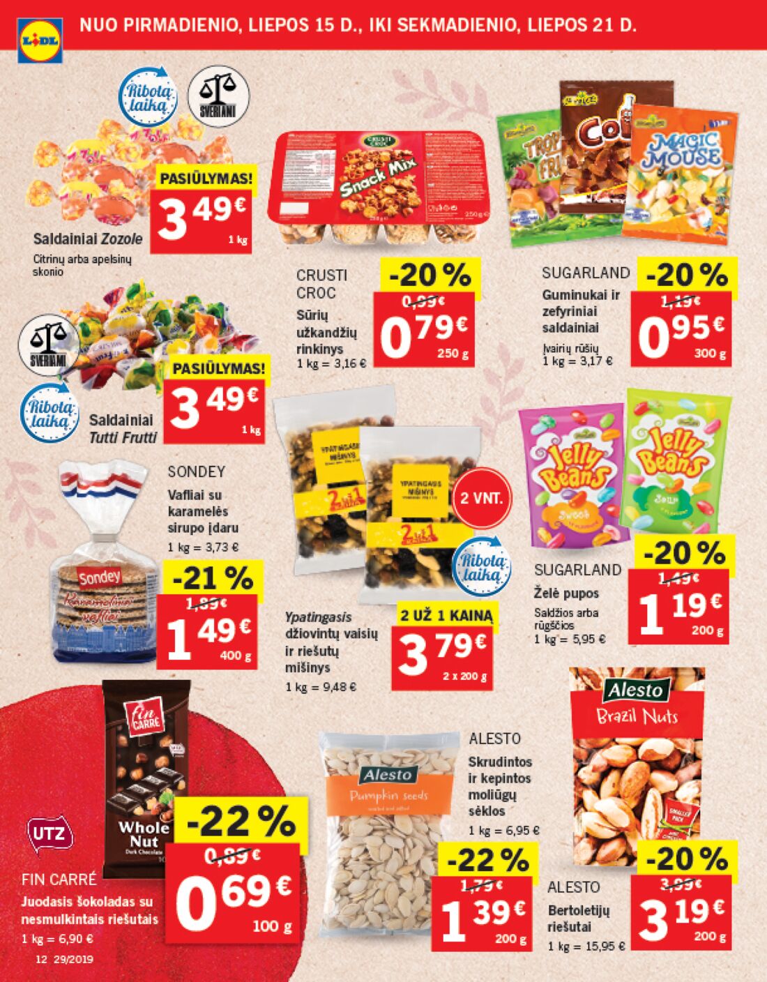 Lidl savaitinis leidinys akcijos nuo 
  2019-07-15 iki 
  2019-07-21 | Leidinukas.lt puslapis 12