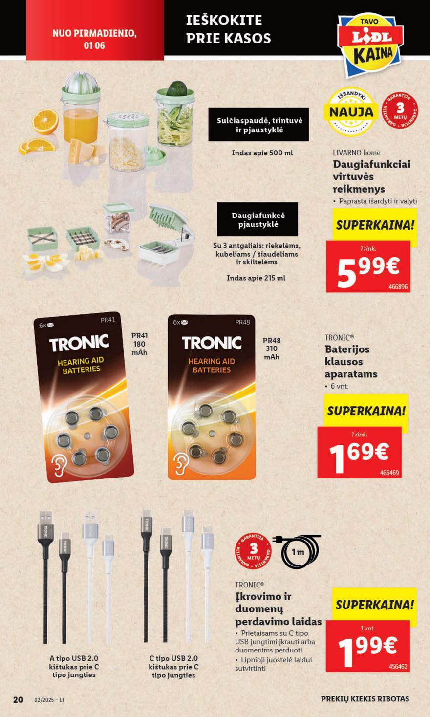 Lidl ne maisto leidinys akcijos nuo 
  2025-01-06 iki 
  2025-01-12 | Leidinukas.lt puslapis 20