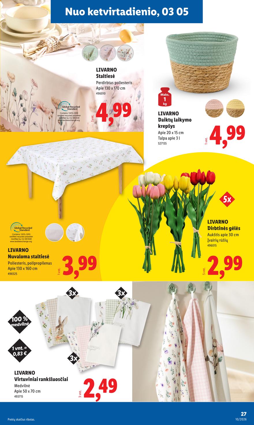 Lidl leidinys naujas akcijos nuo 
  2026-03-02 iki 
  2026-03-08 | Leidinukas.lt puslapis 27