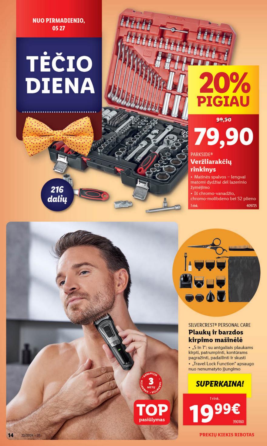 Lidl ne maisto leidinys akcijos nuo 
  2024-05-27 iki 
  2024-06-02 | Leidinukas.lt puslapis 14