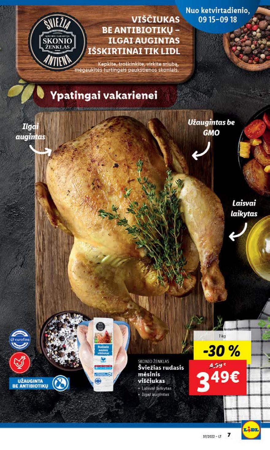 Lidl maisto prekių pasiūlymai akcijos nuo 
  2022-09-12 iki 
  2022-09-18 | Leidinukas.lt puslapis 9