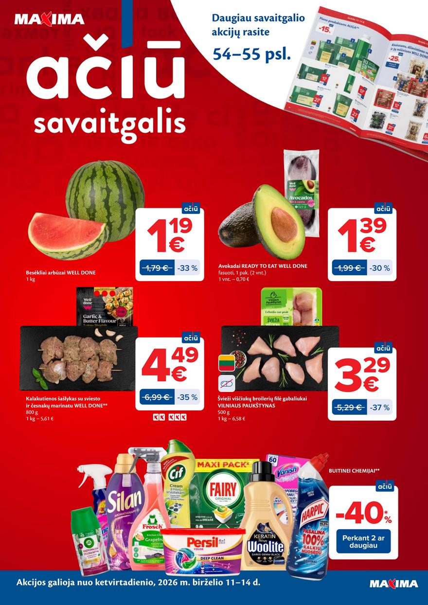 Maxima leidinys akcijos nuo 
  2026-06-09 iki 
  2026-06-15 | Leidinukas.lt puslapis 56