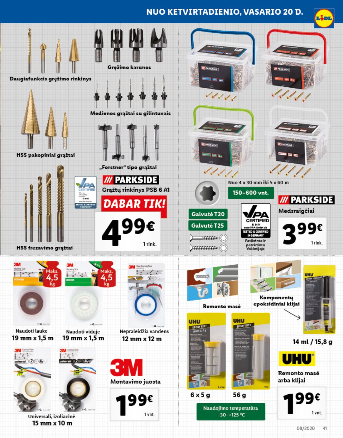 Lidl savaitinis leidinys akcijos nuo 
  2020-02-17 iki 
  2020-02-23 | Leidinukas.lt puslapis 41