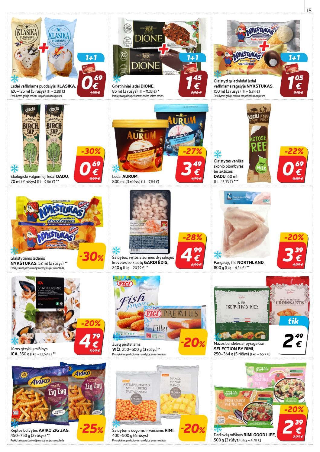 Rimi savaitinis leidinys akcijos nuo 
  2019-07-30 iki 
  2019-08-05 | Leidinukas.lt puslapis 15