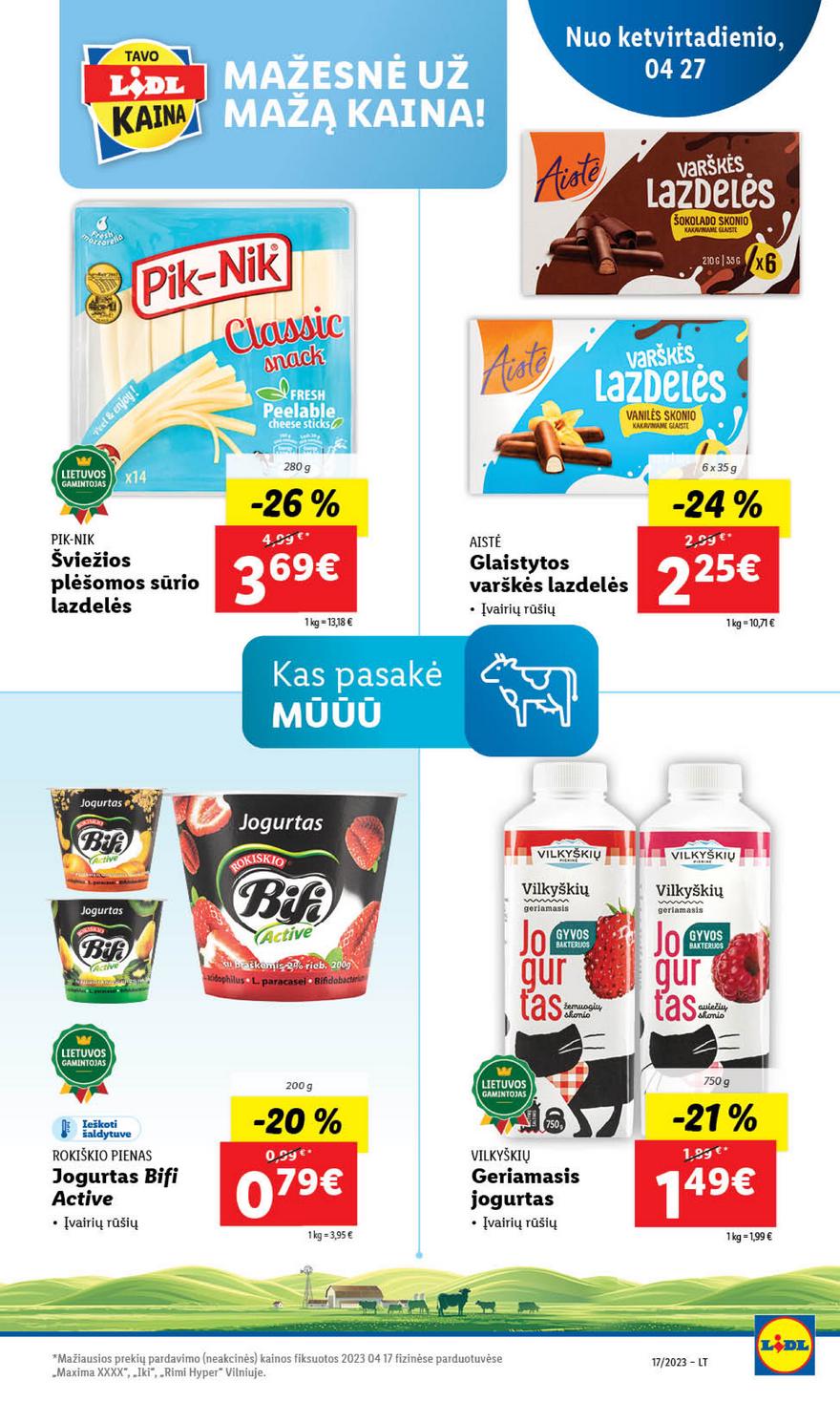 Lidl maisto prekių pasiūlymai akcijos nuo 
  2023-04-24 iki 
  2023-05-01 | Leidinukas.lt puslapis 86