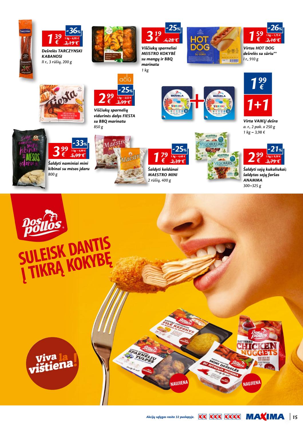 Maxima kaininis leidinys akcijos nuo 
  2019-07-04 iki 
  2019-07-17 | Leidinukas.lt puslapis 15